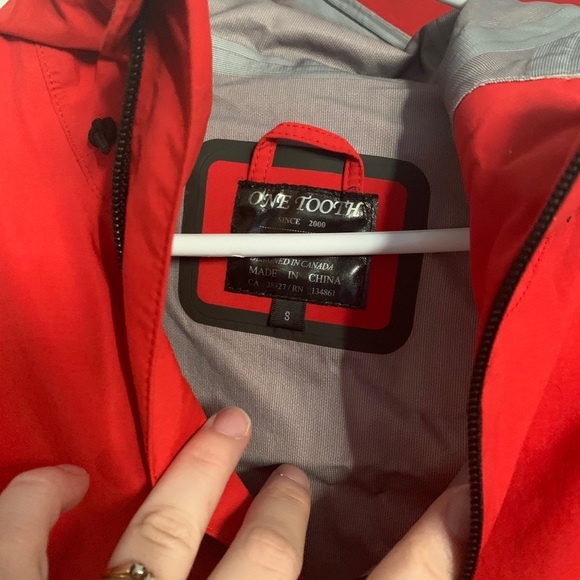 One Tooth Bright Red Jacket - Picture 2 of 4